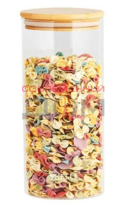 Банка стеклянная д/сыпучих продуктов KELLI KL-3286 1400мл